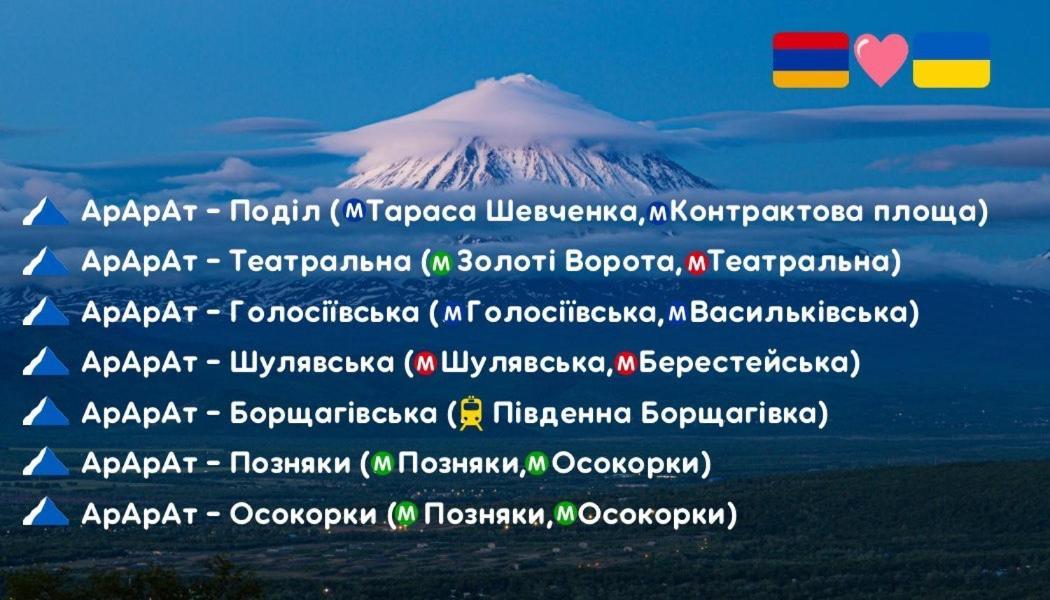 Ararat-Shulyavskaya Hostel Kiev Eksteriør bilde